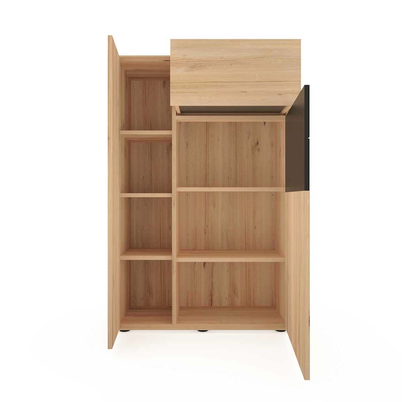 Hartmann Garderobe Runa - Stauraumschrank rechts 8440-7142 re. - offen