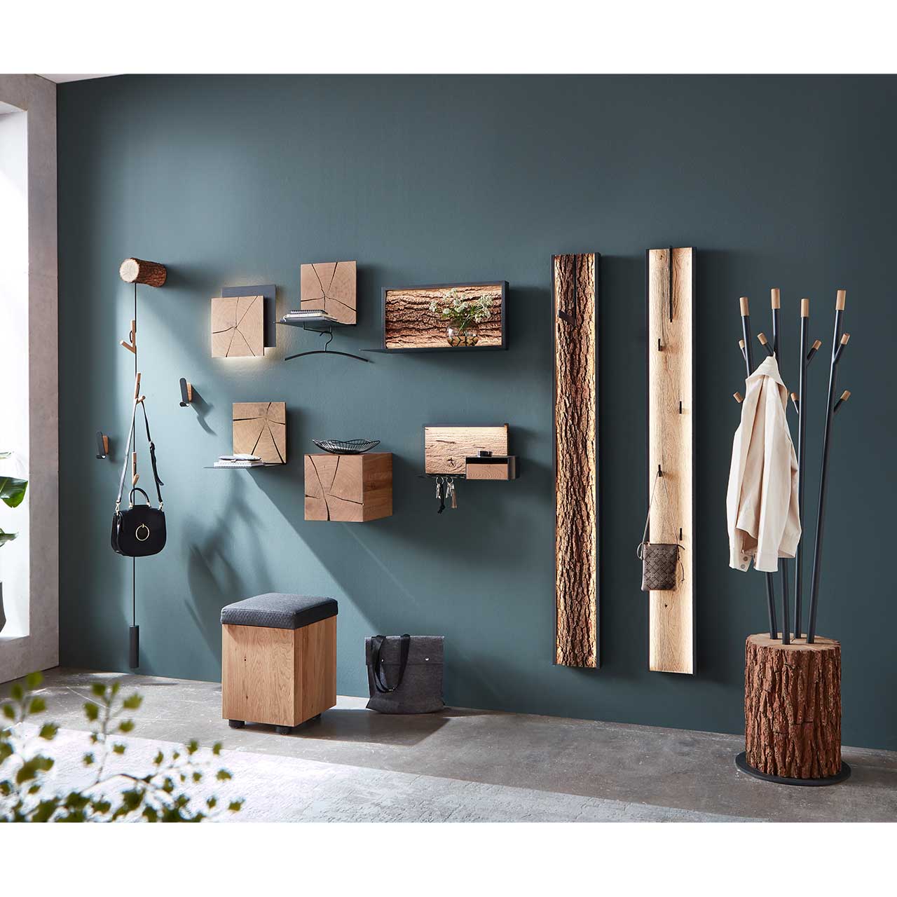 Hartmann Möbel VELKO - Wandgarderobe 7240G-5022 - Milieu