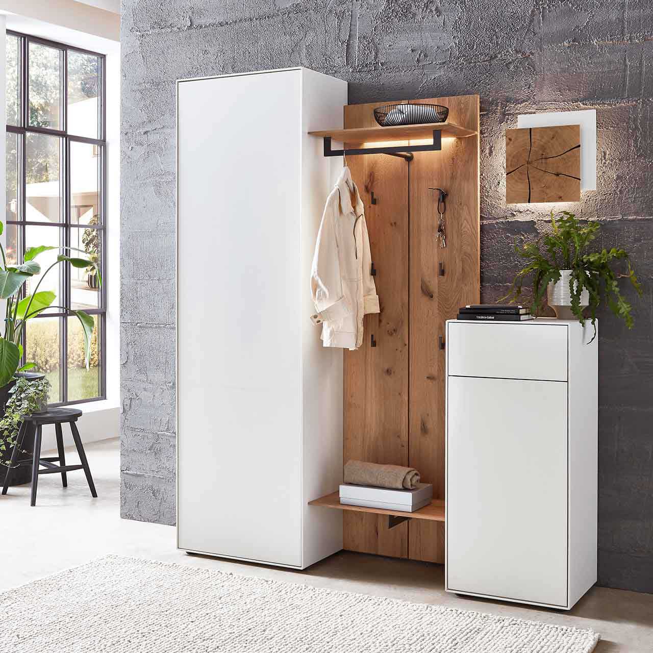 Hartmann Möbel VELKO - Wandgarderobe 7240G-9061 - Milieu