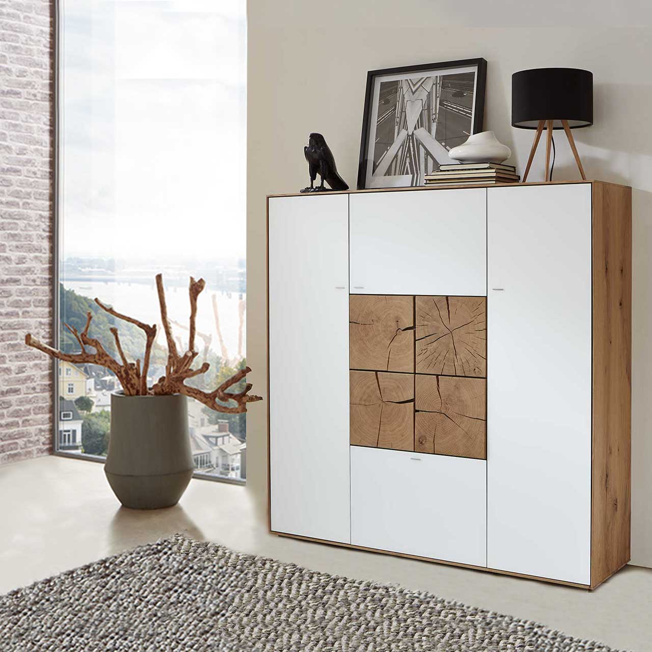 Hartmann Möbel Caya - Highboard 7170-7137 W - Milieu