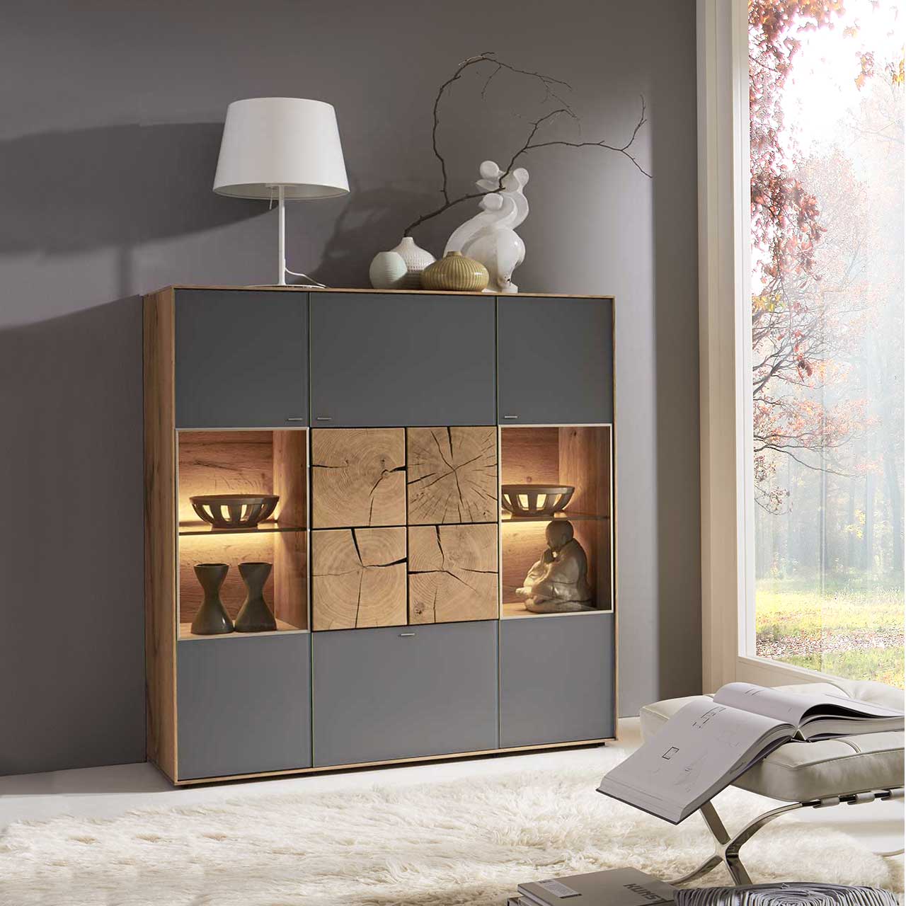 Hartmann Möbel Caya - Highboard 7170-7134 A - Milieu