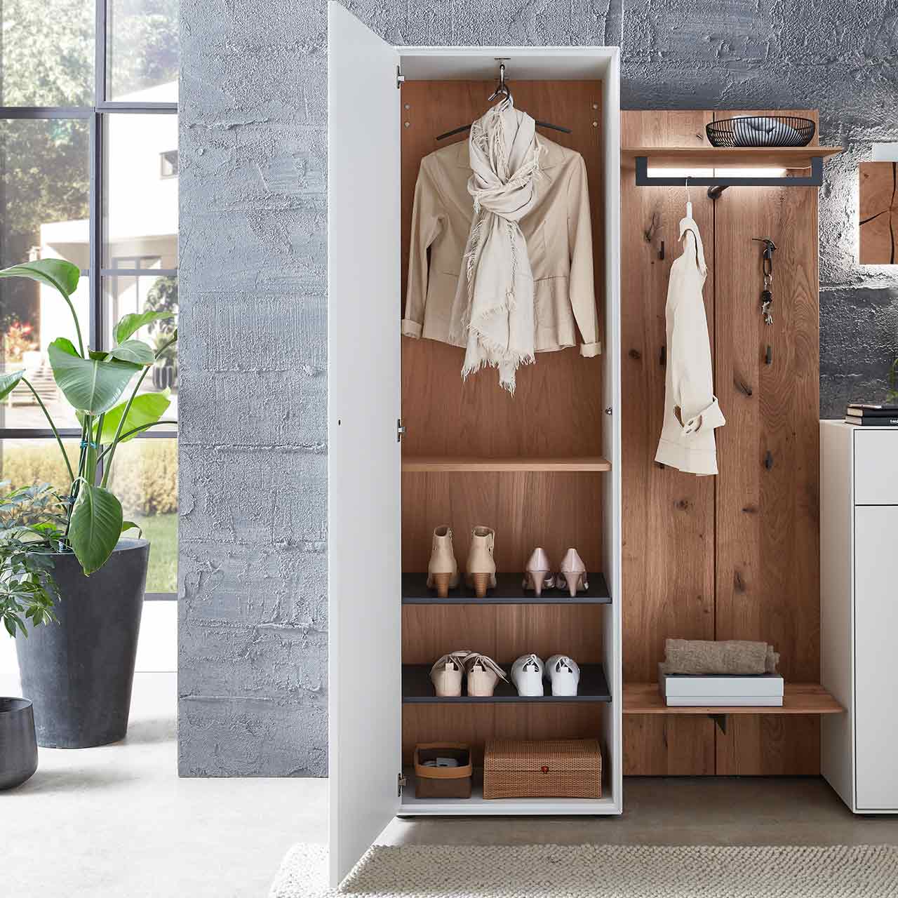 Hartmann Garderobe VELKO - 7240G Kombi Nr. 118 - Stauraumschrank 0069W li.