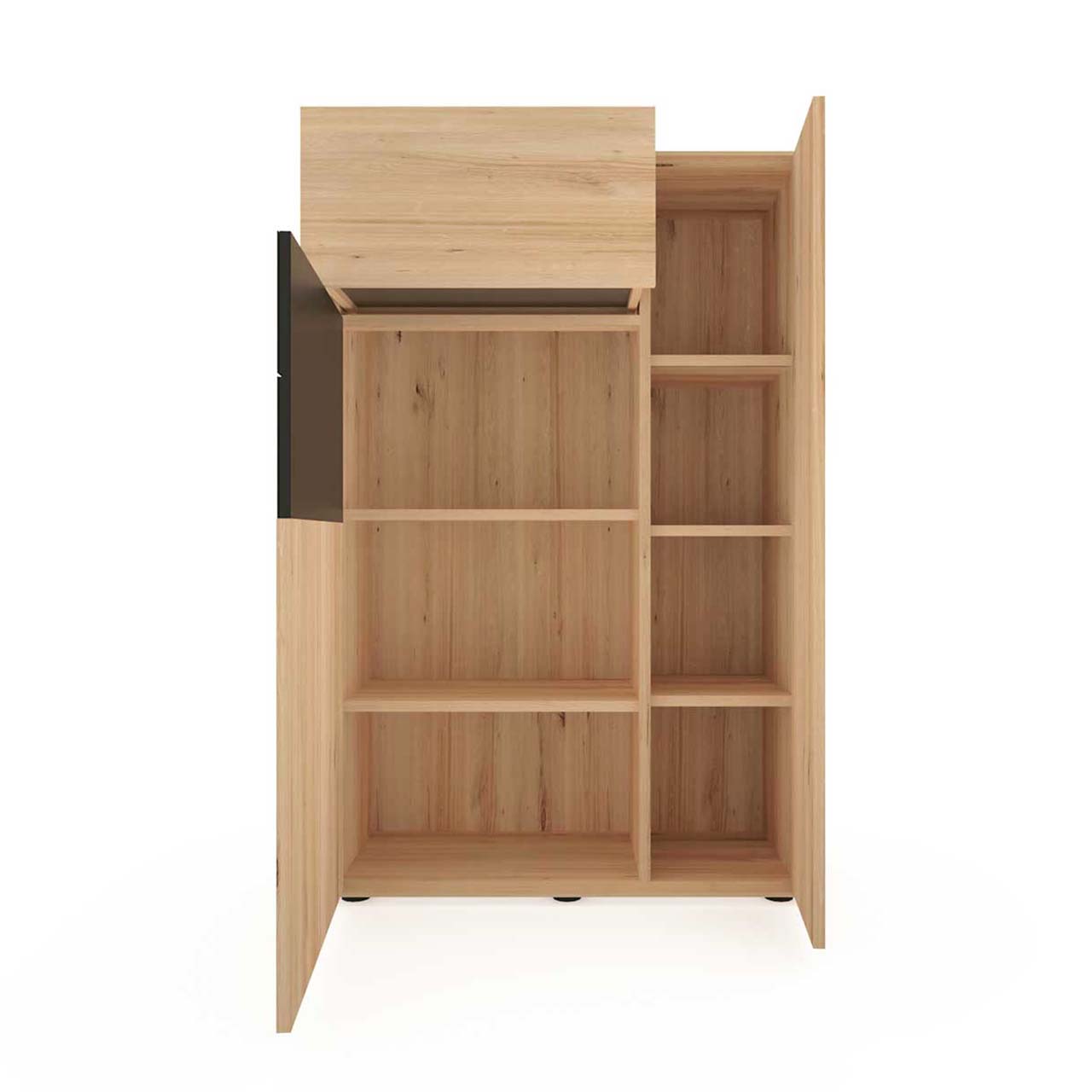 Hartmann Garderobe Runa - Stauraumschrank links 8440-7141 li. - offen