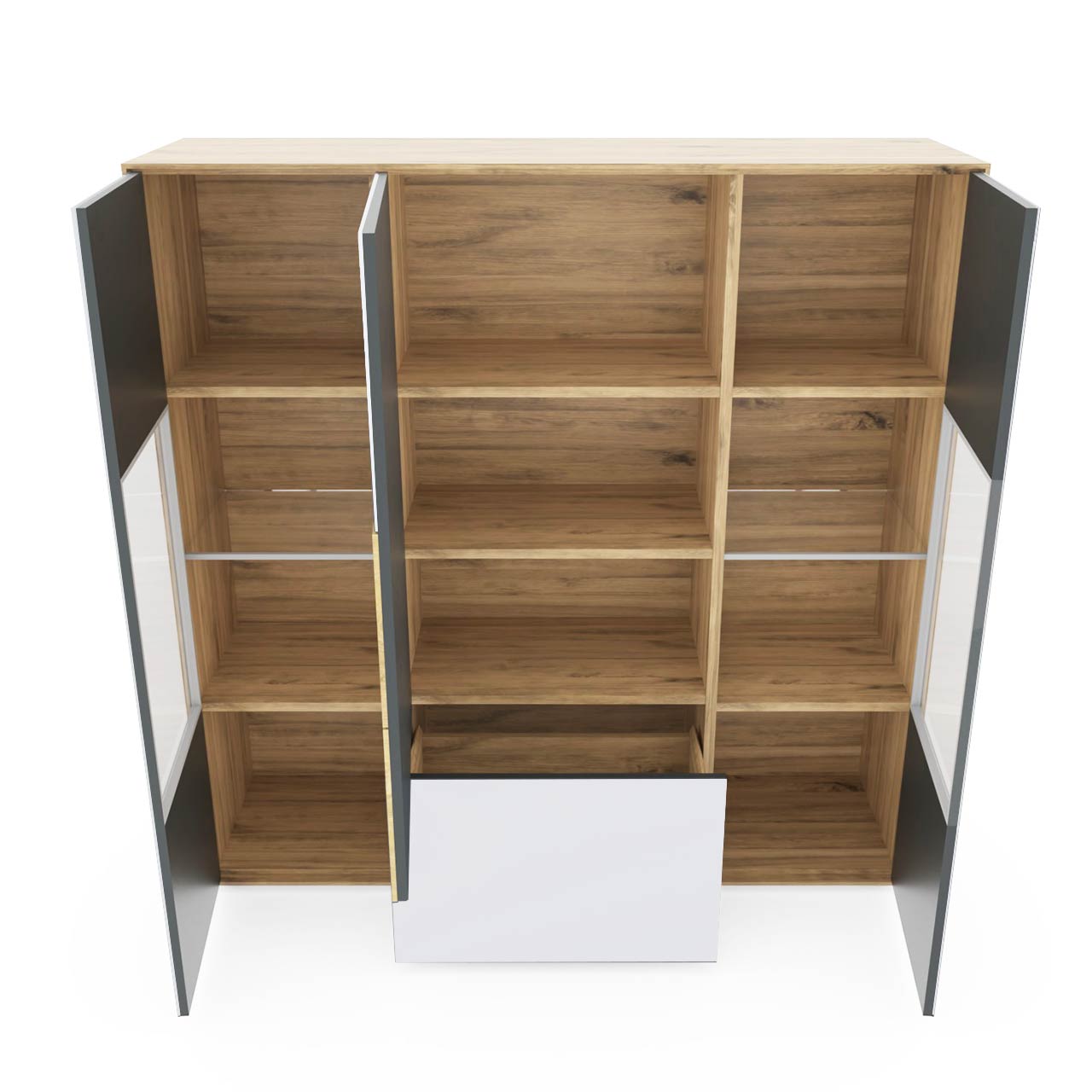 Hartmann Möbel Caya - Highboard 7170-7138 W - offen