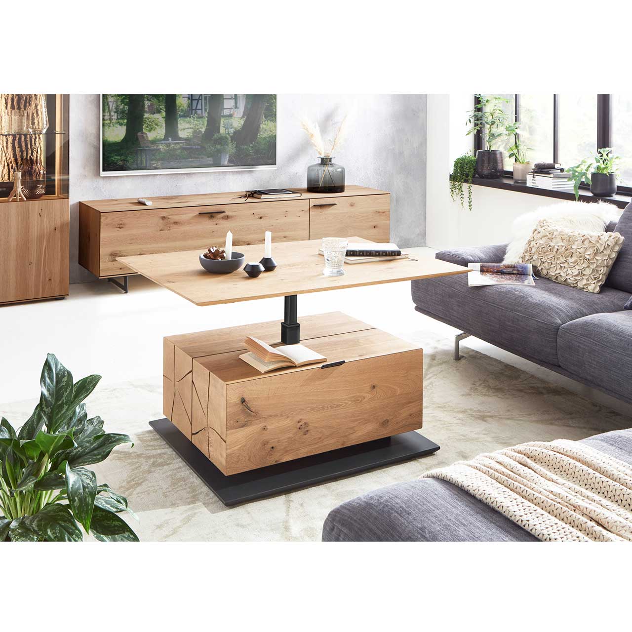 Hartmann Naturwerke - Couchtisch Kerneiche Natur 8400C-1403