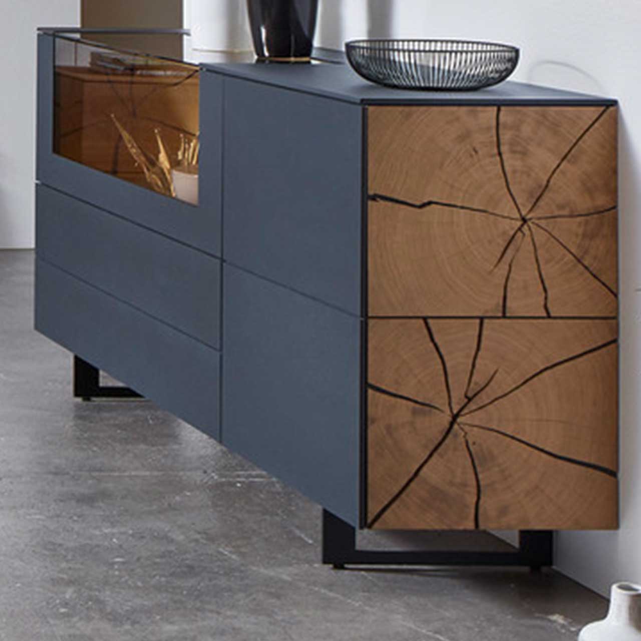 Hartmann Vara - Füße Metall anthrazit 7210W-1045 | Milieu 