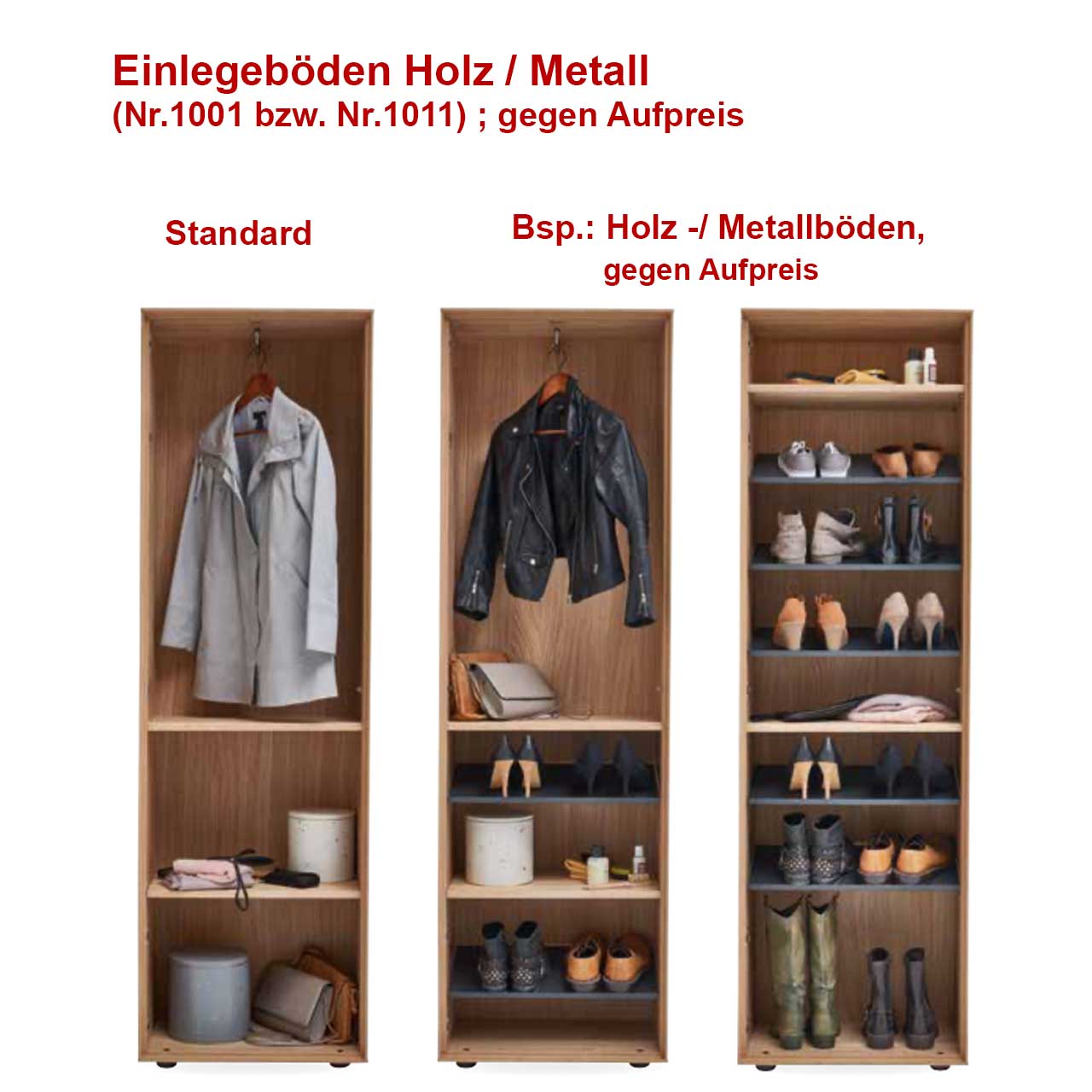 Hartmann Garderobe Caya - Stauraumschrank rechts 7140-0066 re. Einlegeoptionene